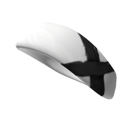 White X One-Eyed Ninja Headband