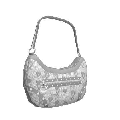 Trendy Y2K Shoulder Bag White