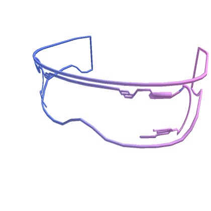 Blue & Pink Futuristic Glasses