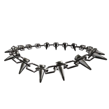 Discolored Chrome Choker Chain