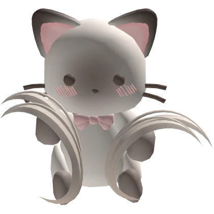 Siamese Cat On Head Blonde