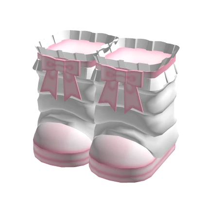 ♡ free pink frilly shoes 
