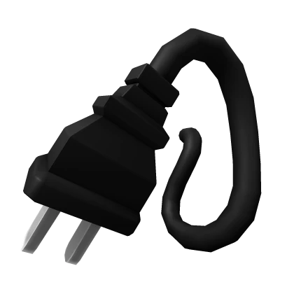 Power Plug Tail - Black