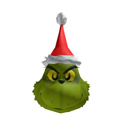 Christmas Grinch Head