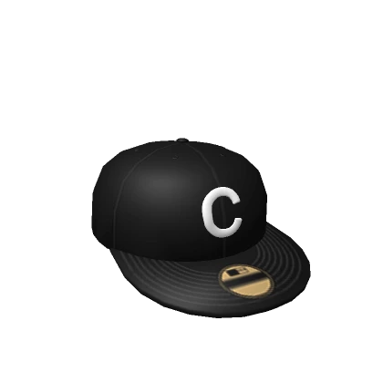 Black Backwards Fitted Cap