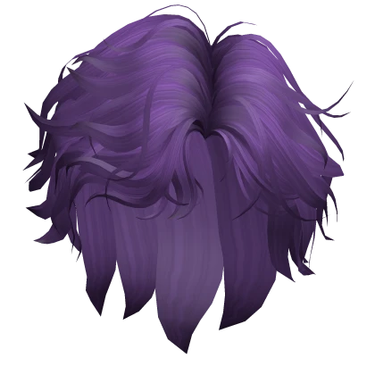 Purple Wavy Boy Hair