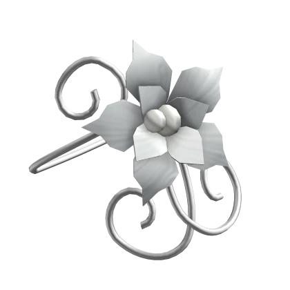 Silver Flower Arm Bracelet