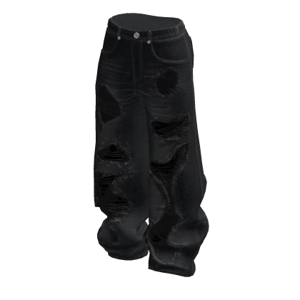 Y2k Fashion Pants Black