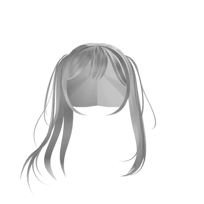 White Windy Hair w Pigtails