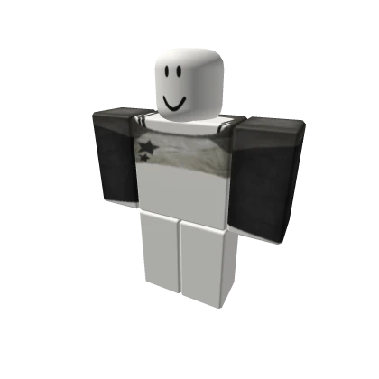 y2k thrift ok star crop top w sleeves