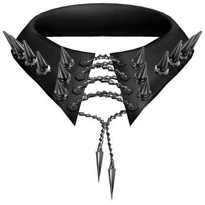 Black Spiked Emo Collar 3.0