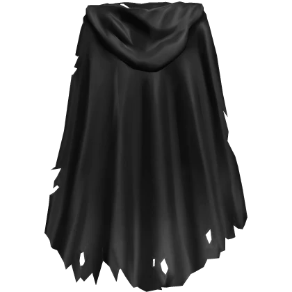 Ripped Torn Black Cape 3.0