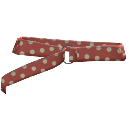 ♡ cute red apple igari harajuku polka dot belt 