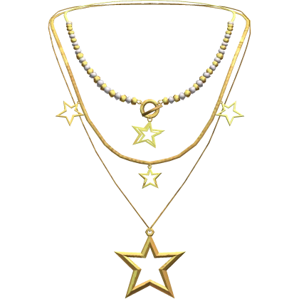 Y2K Star Necklace (Gold)