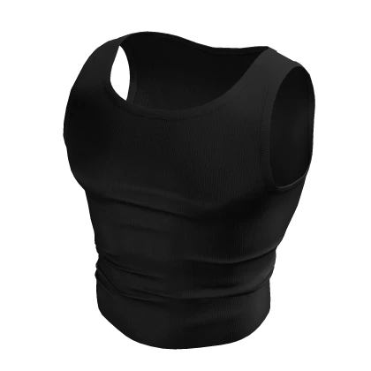 Tight Muscle Tank Top (Black)