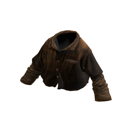 MARCHÉE - Mocha Plaid Vintage Layered Shirt