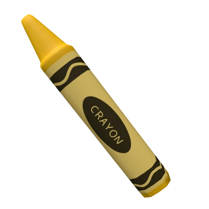 Big Yellow Dandelion Crayon ♡ Kidcore Silly