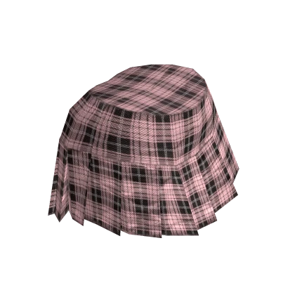 💗 Y2K Plaid Mini Skirt Pink