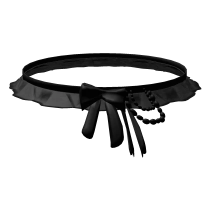 ♡ ⋮ Dolled Choker In Black