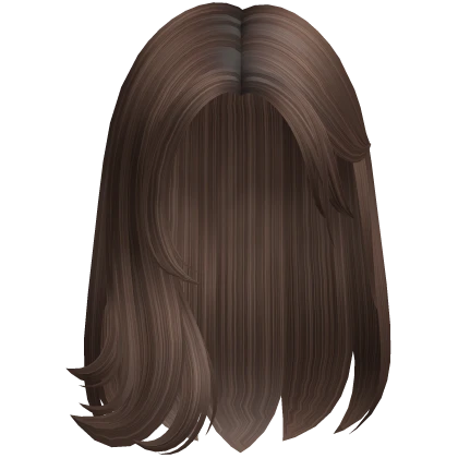 Preppy Swept Back Wavy Hair in Brown