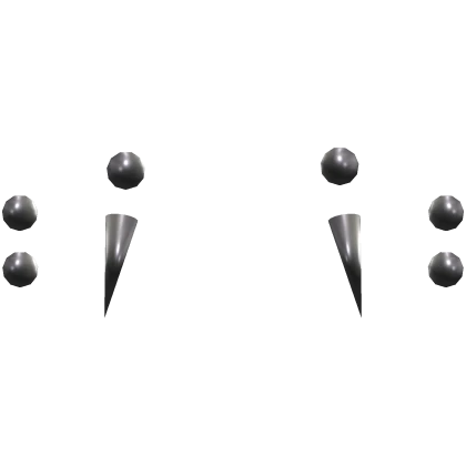 Mouth piercings silver