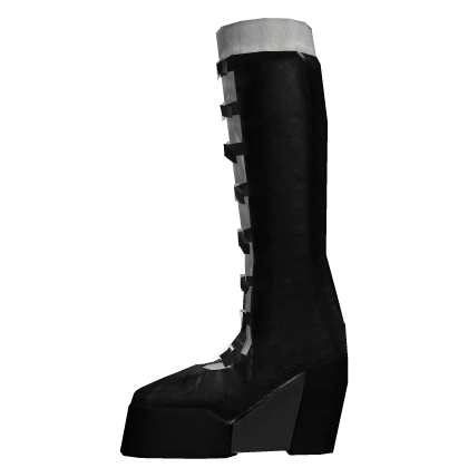 JADE - Black Platform Boots