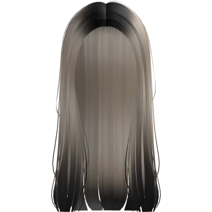 Pin Straight Supermodel Slicked Bleach Blonde Hair