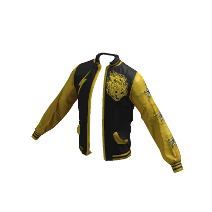 HighSchooler's Jacket - Black and Yellow