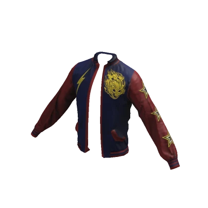 Highschooler's Jacket - Red and Blue