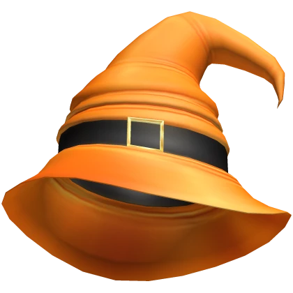 Halloween Witch Hat in Orange