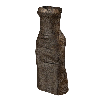 Leopard Print Maxi Dress