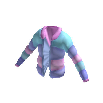 Pastel Blue Puffer Jacket