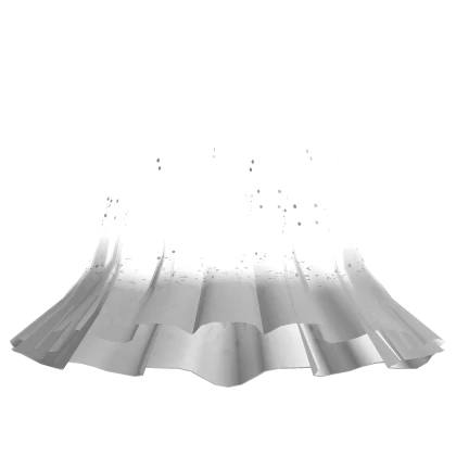 (White)Long Transparent Skirt