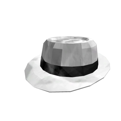 White Sparkle Fedora