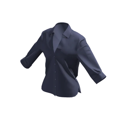 comfy navy blue blouse