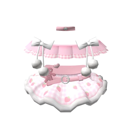 🎅💖3.0 Pink Christmas set with pom-poms