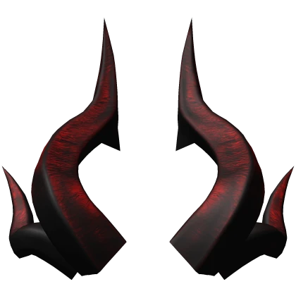 Red Dual Horns Of Raphael