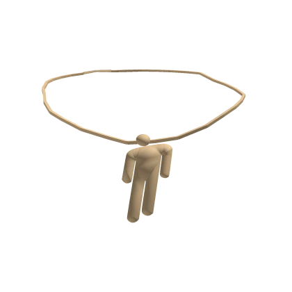 gold human necklace 3.0
