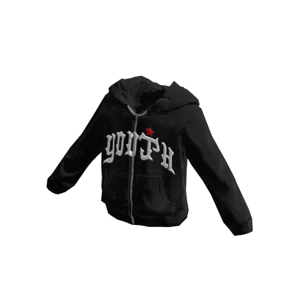 Youth Spider Zip-Up Hoodie
