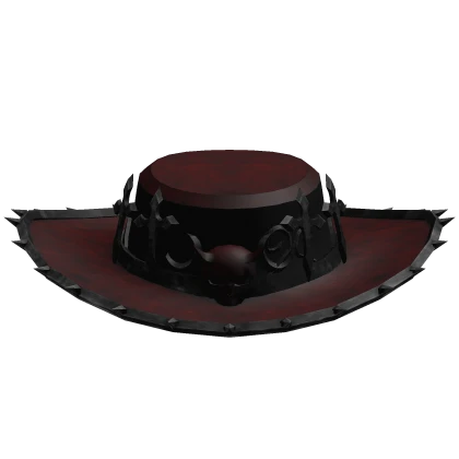 Desolated Crimson Outlaw Hat