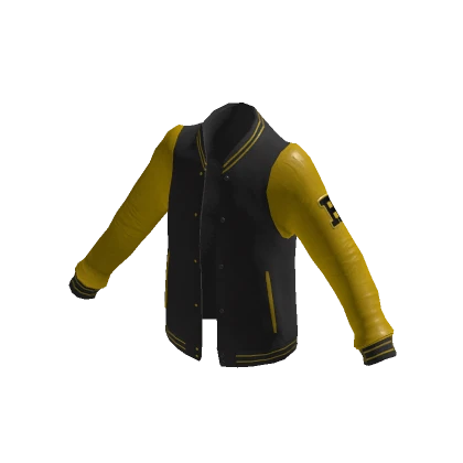 Varsity Jacket Black & Yellow