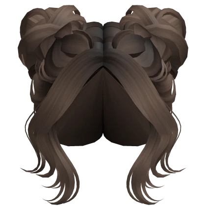 Soft Braided Buns (Brown)