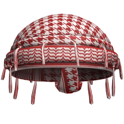 Keffiyeh Red Traditional Palestine Arab Head Scarf