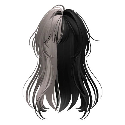 Black&Ash Anime Straight Hair