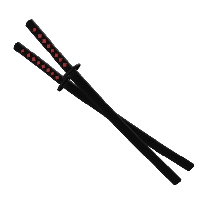 Crimson Sheathed Katana Set [Back]