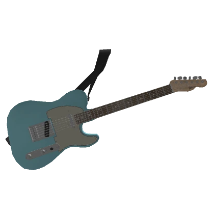 Powder Blue Rock Guitar