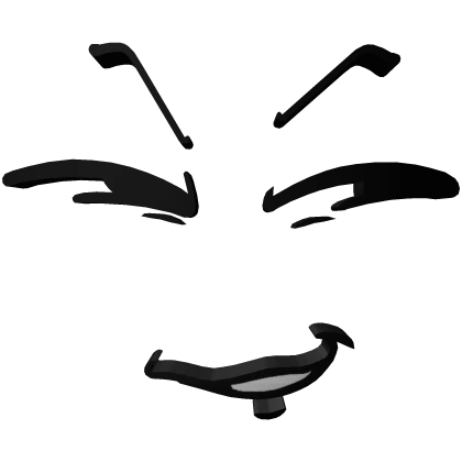 Evil Smirk 3D Face