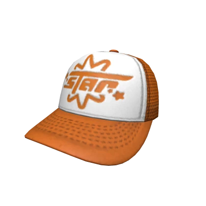 STAR TRUCKER CAP -- ORANGE