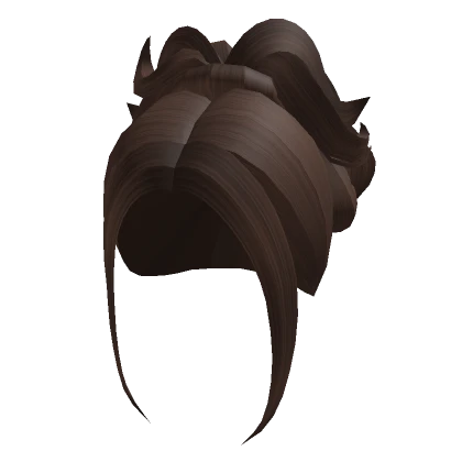 Aesthetic Y2k Messy Ponytail (Brown)