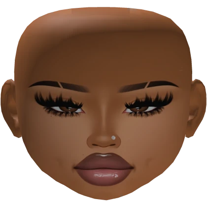 That baddie latina mesh makeup glossy lips lashes